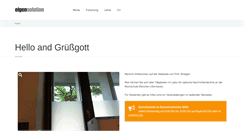 Desktop Screenshot of eigensolution.com